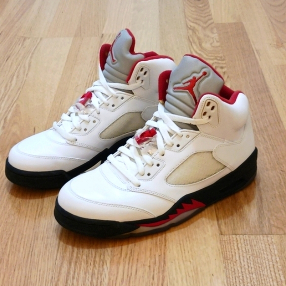 Jordan Other - Jordan 5 Retro "Fire-Red" 2013 Basketball Shoes size 9 men/10.5 Women